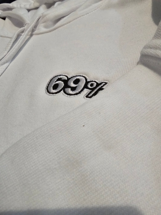 Soft Stitch White Hoodie