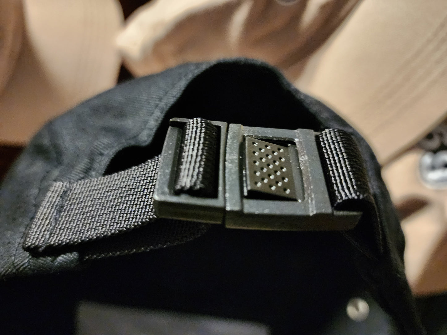 Black 5-Panel Camper Hat