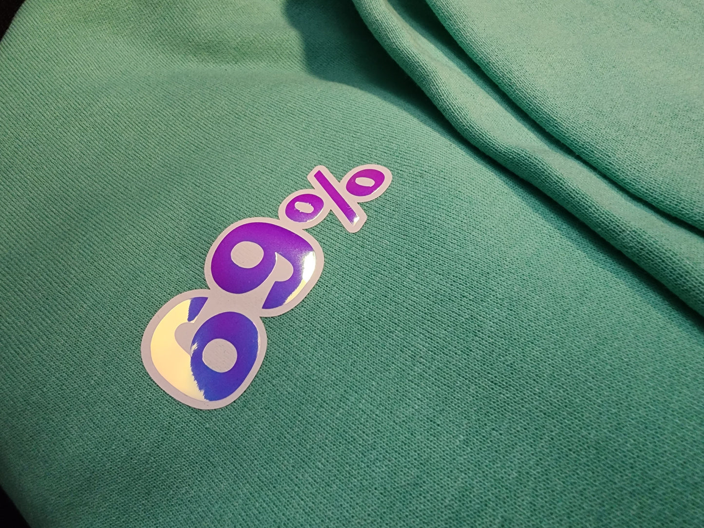 Holographic Mint Hoodie