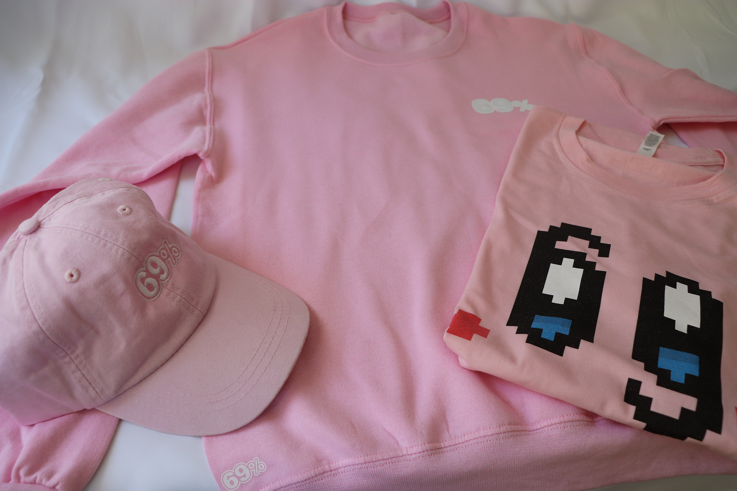 Pink Crew Neck Sweater